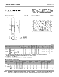 datasheet for GL5ED5 by Sharp