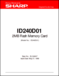 datasheet for ID240D01 by Sharp