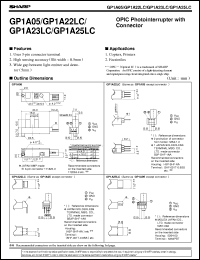 datasheet for GP1A25LC by Sharp