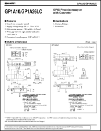 datasheet for GP1A26LC by Sharp