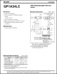 datasheet for GP1A34LC by Sharp