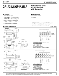 datasheet for GP1A38L7 by Sharp