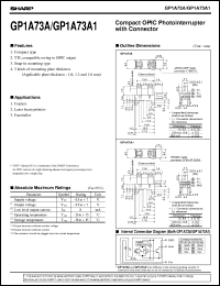 datasheet for GP1A73A1 by Sharp