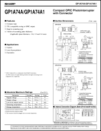 datasheet for GP1A74A1 by Sharp
