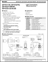 datasheet for GP1F32T by Sharp