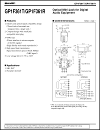 datasheet for GP1F361T by Sharp