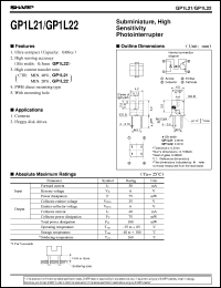 datasheet for GP1L22 by Sharp