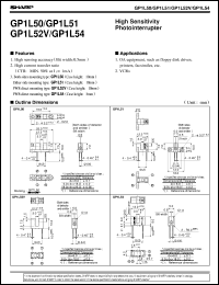 datasheet for GP1L51 by Sharp