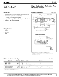 datasheet for GP2A25 by Sharp