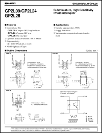 datasheet for GP2L09 by Sharp