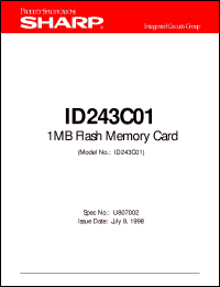 datasheet for ID243C01 by Sharp