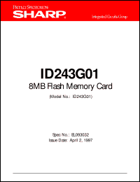 datasheet for ID242G01 by Sharp