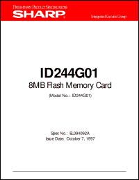 datasheet for ID244G01 by Sharp