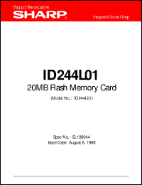 datasheet for ID244L01 by Sharp
