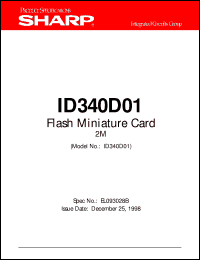 datasheet for ID340D01 by Sharp