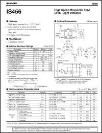 datasheet for IS456 by Sharp