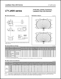 datasheet for LT1P40A by Sharp