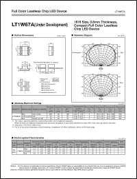 datasheet for LT1W67A by Sharp