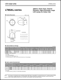datasheet for LT9526D by Sharp