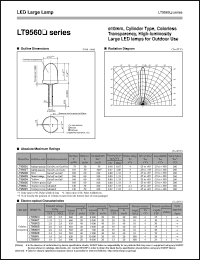 datasheet for LT9560T by Sharp