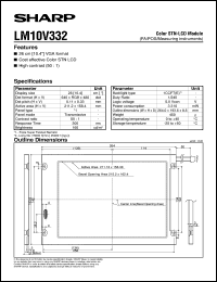 datasheet for LM10V332 by Sharp