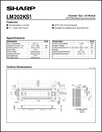datasheet for LM202KS1 by Sharp