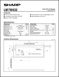 datasheet for LM7M632 by Sharp