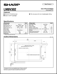 datasheet for LM8V302 by Sharp