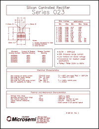 datasheet for 0230200L by Microsemi Corporation