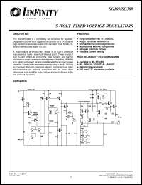 datasheet for SG109IG/883B by Microsemi Corporation