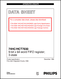 datasheet for 74HC7030D by Philips Semiconductors