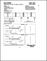 datasheet for 1N5802US by Microsemi Corporation