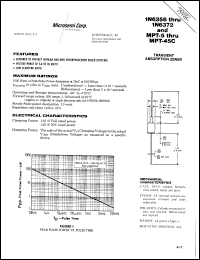 datasheet for 1N6370 by Microsemi Corporation
