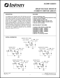 datasheet for SG2001J/883B by Microsemi Corporation