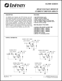 datasheet for SG2801J/883B by Microsemi Corporation