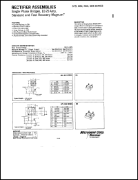 datasheet for 679-1 by Microsemi Corporation