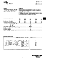 datasheet for AD100 by Microsemi Corporation