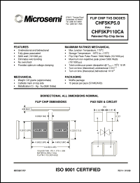 datasheet for CHF5KP8.0A by Microsemi Corporation