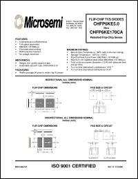 datasheet for CHFP6KE130 by Microsemi Corporation