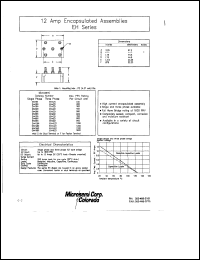 datasheet for EHS2B1 by Microsemi Corporation