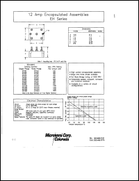 datasheet for EHS6B1 by Microsemi Corporation