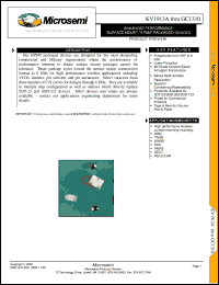 datasheet for KV2143 by Microsemi Corporation