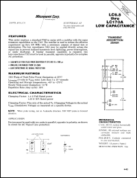 datasheet for LC10A by Microsemi Corporation