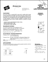 datasheet for LCE7.0A by Microsemi Corporation