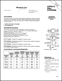 datasheet for LDTS14A by Microsemi Corporation
