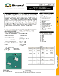 datasheet for LSP1000 by Microsemi Corporation