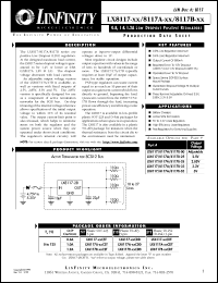 datasheet for LX8117-00CDT by Microsemi Corporation