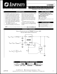 datasheet for LX8580-00CP by Microsemi Corporation