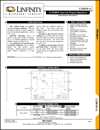 datasheet for LX8610-00CDM by Microsemi Corporation