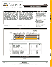 datasheet for LX9501 by Microsemi Corporation